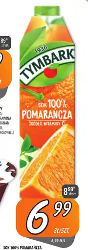 Społem Szczecin Sok Tymbark 100% Pomarańcza oferta