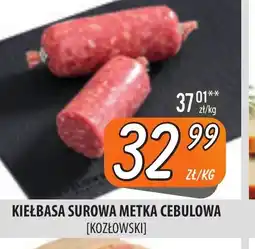 Społem Szczecin Kiełbasa surowa metka cebulowa oferta