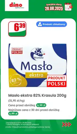 Dino Masło ekstra 82% Krasula oferta