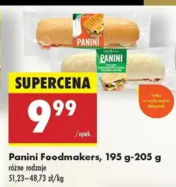 Biedronka Kanapka panini, różne rodzaje Foodmakers oferta