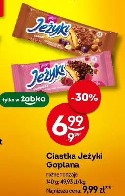 Żabka Ciastka Jeżyki Goplana różne rodzaje oferta