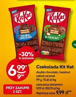 Żabka Czekolada Kit Kat double chocolate/hazelnut/salted caramel oferta
