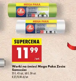 Biedronka Worki na śmieci Zosia Samosia oferta