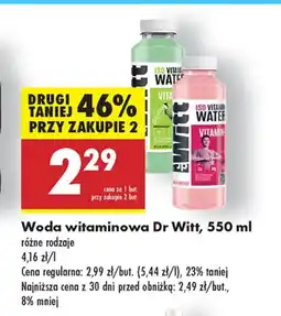 Biedronka Napój witaminowy Dr Witt oferta