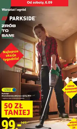 Lidl Parkside Akumulatorowy odkurzacz ręczny oferta
