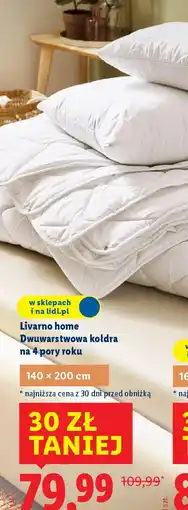 Lidl Kołdra Livarno Home oferta