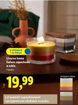 Lidl Swieca zapachowa Livarno home oferta