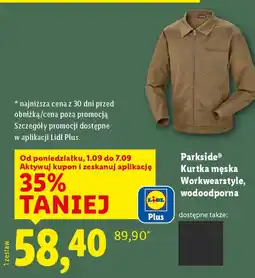 Lidl Kurtka męska Workwearstyle Parkside oferta