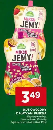 Stokrotka Mus owocowy z płatkami Purena oferta
