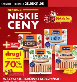 Biedronka Parówki Tarczyński oferta