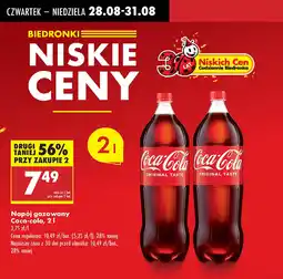 Biedronka Napój gazowany Coca-Cola oferta