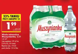 Biedronka Woda mineralna Muszynianka oferta