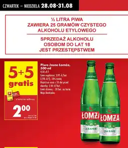 Biedronka Piwo Jasne Lomża oferta