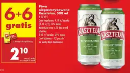 Biedronka Piwo Kasztelan oferta