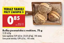 Biedronka Bułka poznańska z makiem oferta