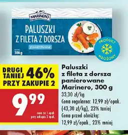 Biedronka Paluszki z fileta z dorsza Marinero oferta