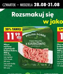 Biedronka Mięso mielone z karkówki Dolina Dobra oferta