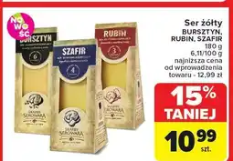 Carrefour Market Ser żółty Bursztyn, Rubin, Szafir oferta