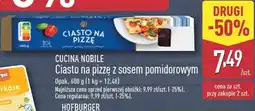 ALDI Ciasto na pizzę z sosem pomidorowym Cucina Nobile oferta