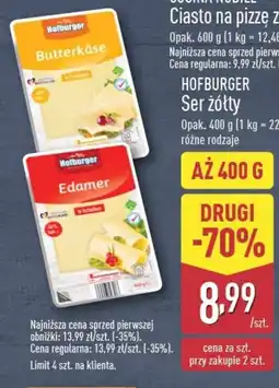 ALDI Ser żółty Hofburger oferta