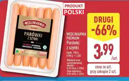 ALDI Parówki z szynki Wędliniarnia Premium oferta
