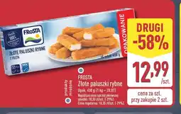 ALDI Złote paluszki rybne Frosta oferta