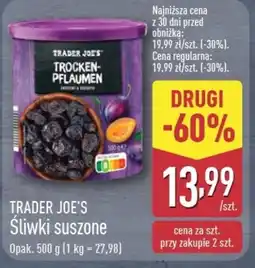 ALDI Sliwki suszone Trader Joe's oferta