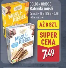 ALDI Batoniki musli Golden Bridge oferta
