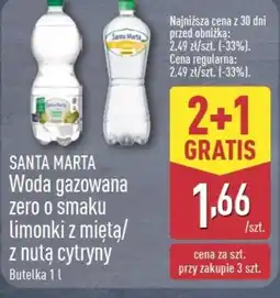 ALDI Woda gazowana Santa Marta oferta