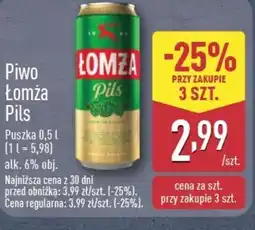 ALDI Piwo Lomża Pils oferta