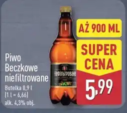 ALDI Piwo Beczkowe niefiltrowane oferta