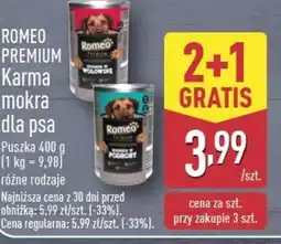ALDI Karma dla psa Romeo Premium oferta