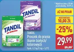 ALDI Proszek do prania Tandil oferta
