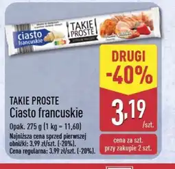 ALDI Ciasto francuskie Takie Proste oferta