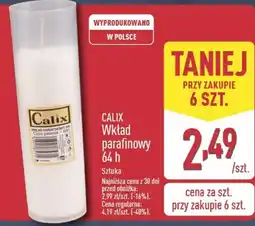 ALDI Wkład parafinowy Calix oferta