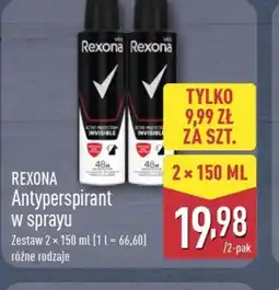 ALDI Rexona Antyperspirant w sprayu oferta