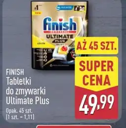 ALDI Tabletki do zmywarki Finish Ultimate Plus oferta