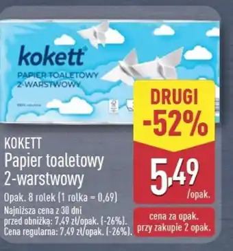 ALDI Kokett Papier toaletowy 2-warstwowy oferta