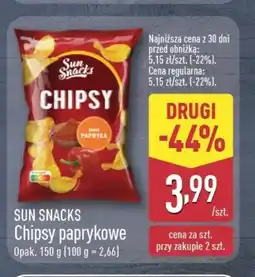ALDI Sun Snacks Chipsy paprykowe oferta