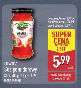 ALDI Sos pomidorowy Lowicz oferta