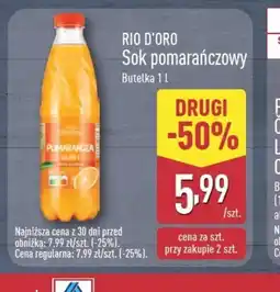 ALDI Sok pomarańczowy Rio D'Oro oferta