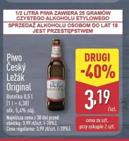 ALDI Piwo Český Ležák Original oferta