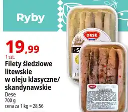 E.Leclerc Filety śledziowe w oleju skandynawskim Dese oferta
