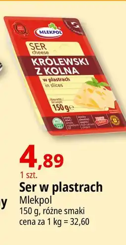 E.Leclerc Ser królewski z kolna - plastry Mlekpol oferta