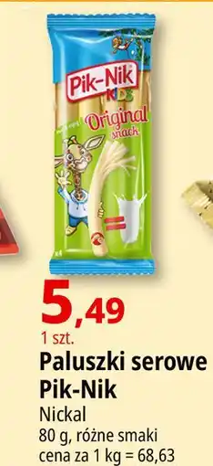 E.Leclerc Paluszki serowe original Pik-Nik Kids oferta