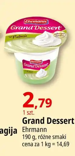 E.Leclerc Deser pistacjowy Ehrmann Grand Dessert oferta