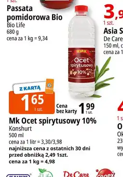 E.Leclerc Ocet spirytusowy 10 % M&K oferta