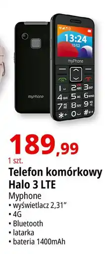 E.Leclerc Telefon halo 3 czarny Myphone oferta