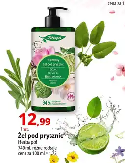 E.Leclerc Żel pod prysznic kremowy róża, wanilia i bergamotka Herbapol oferta