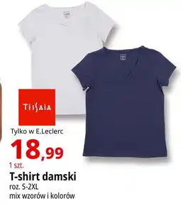 E.Leclerc T-shirt damski s-2xl Tissaia oferta